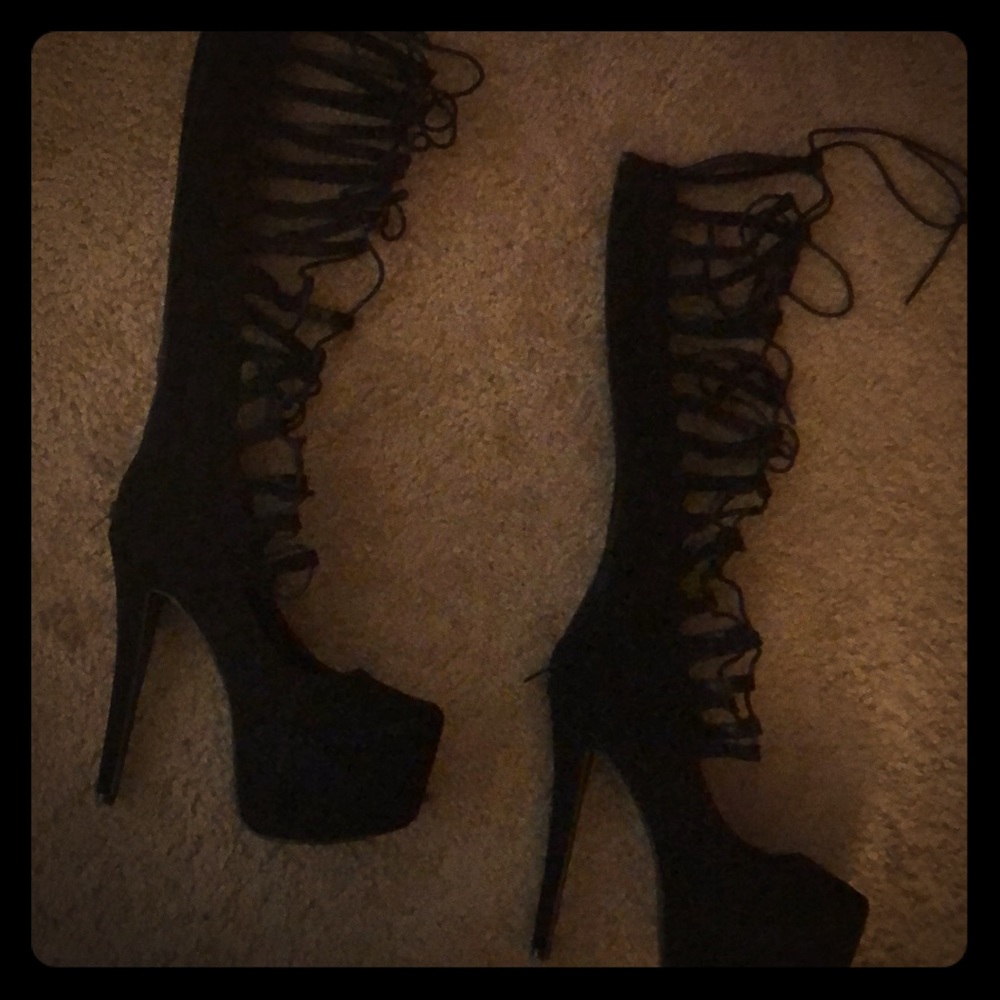 Black high heel